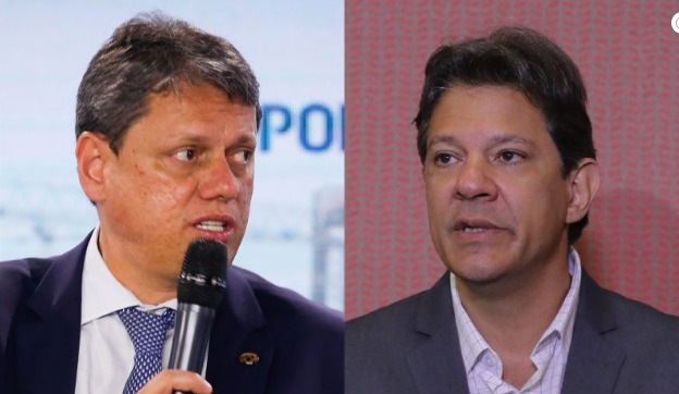 Ipec indica empate técnico em SP: Tarcísio tem 46%, e Haddad, 43